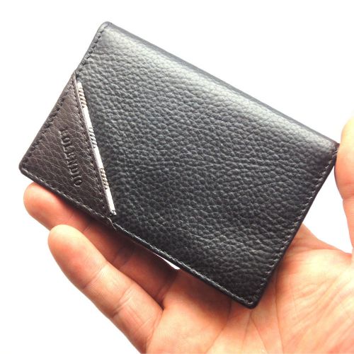 New Business Credit Card Case Holder Korea (desk) 6 Leather Mini Wallet Purse