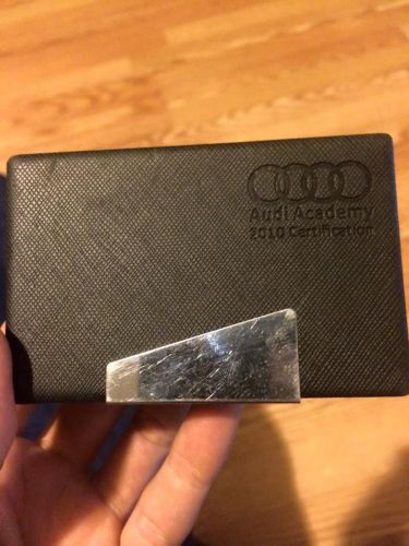 Audi leather business card holder
