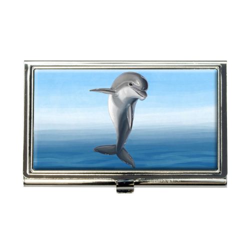 Flippin for Dolphins Business Credit Card Holder Case