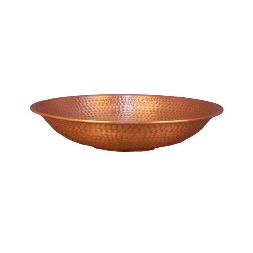 Monarchs Pure Copper 21&#039; Hammer Basin 4-1/2&#039; High soothing water sound