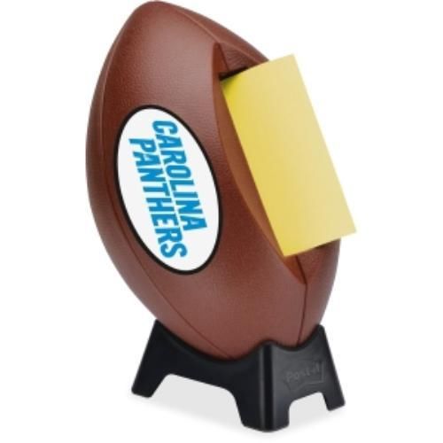 Post-it popup football team logo note dispenser - 3&#034; x 3&#034; - holds 50 (fb330car) for sale