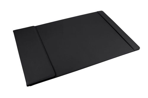 LUCRIN - Deluxe desk pad 25.6 x 17.7 inches - Smooth Cow Leather - Black