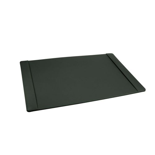 LUCRIN - Leather Desk Pad 2 sections - Smooth Cow Leather - Green