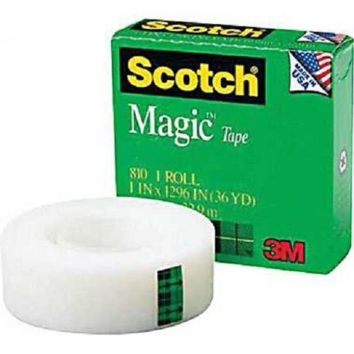 Scotch magic mending tape 810, 2 xl rolls. 3/4&#034; x 1296&#034; (36 yd) for sale