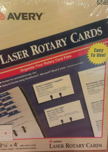 Avery 5385 Laser Rotary Cards 2-1/6x4