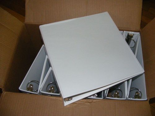 case of 12 White AVERY 3-RING Economy View BINDERS 2&#034; IN ~ BRAND NEW
