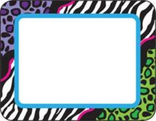 Teacher Created Resources Colorful Leopard Labels
