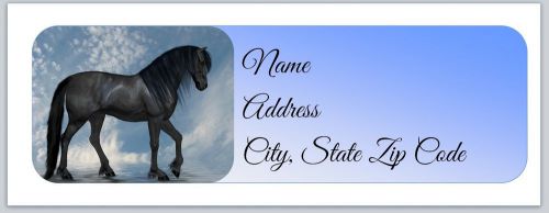 30 Personalized Return Address Labels Horse Buy 3 get 1 free (hc7)