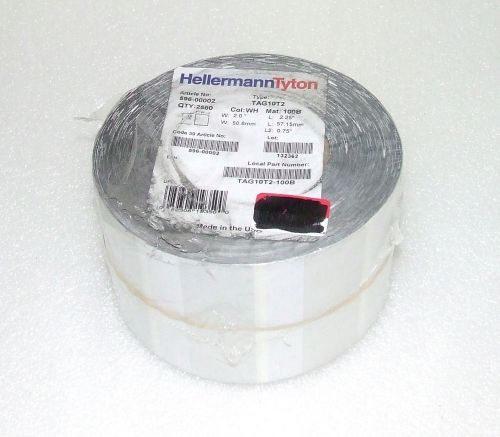 HellermannTyton TAG10T2-100B Thermal Transfer Self-Laminating Label