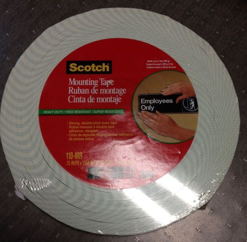 Scotch 3M Double Sided Mounting Tape 3/4in x38 Yards