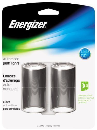 Energizer ENLPLPAT2 Design Auto Path Light 2-pack Perp Auto On/off Sensor Only