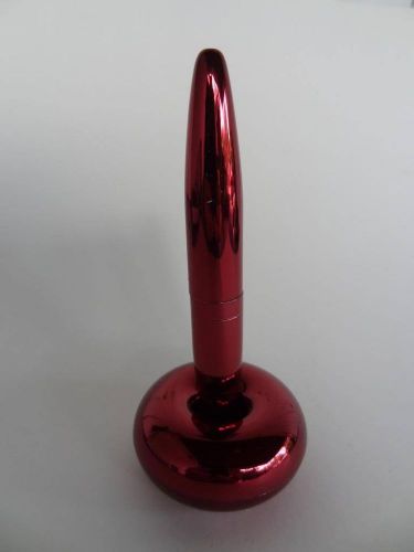 Gravity Defying Floating Magnetic Red Pen &amp; Base Black Ink Boxed Set