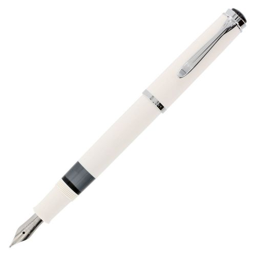 Pelikan m205 white fountain pen - fine point for sale