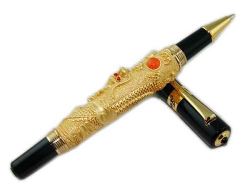 NJ46 Dragon Protects Precious Jewelry Roller Pen Customs Clip