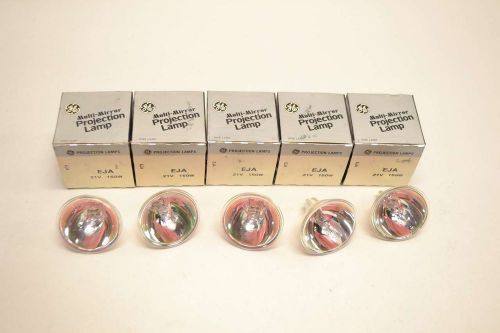 LOT 5 NEW GENERAL ELECTRIC GE EJA 21V 150W PROJECTION LAMP BULB D481694