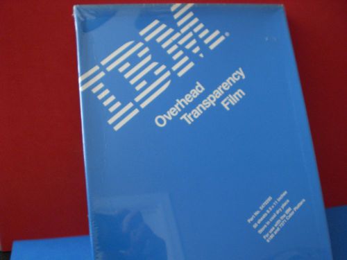 IBM Overhead Transparency Film 5470295 50 sheet New &amp; Sealed