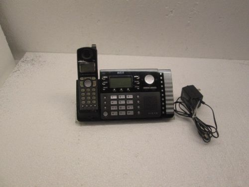 RCA 2 LINE CORDLESS PHONE 25250RE1-A w/ POWER SUPPLY