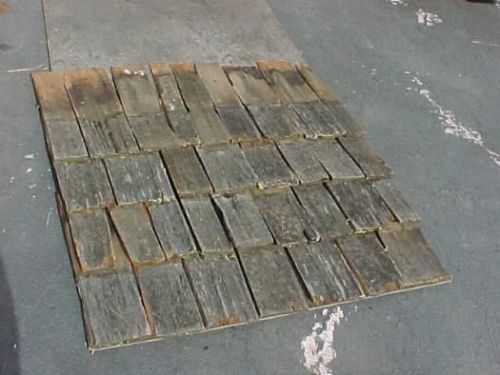 17 Sq Ft 36 Antique Old Hand Split Old Growth Red Cedar Shakes Weathered #1 Grad