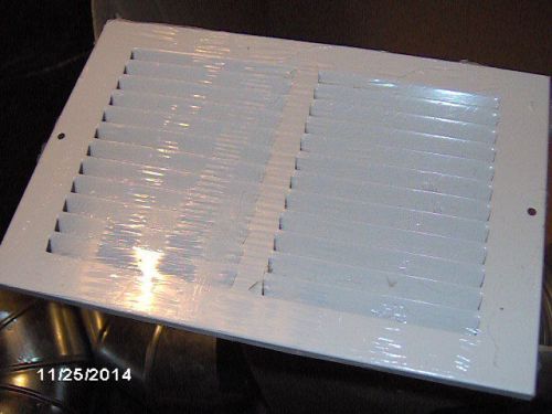 LIMA 60GH 10x6 White 001141 Vent Cover W/Screws, Packaged in Plastic