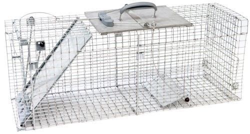 Havahart 1092 Collapsible One-Door Easy Set Live Animal Cage Trap for Raccoons,