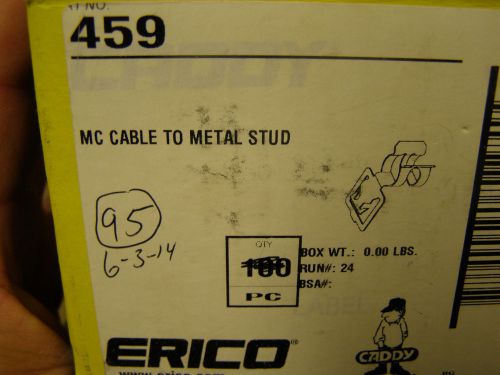 Erico Caddy 459 MC/BX Cable to Metal Stud 95pcs.