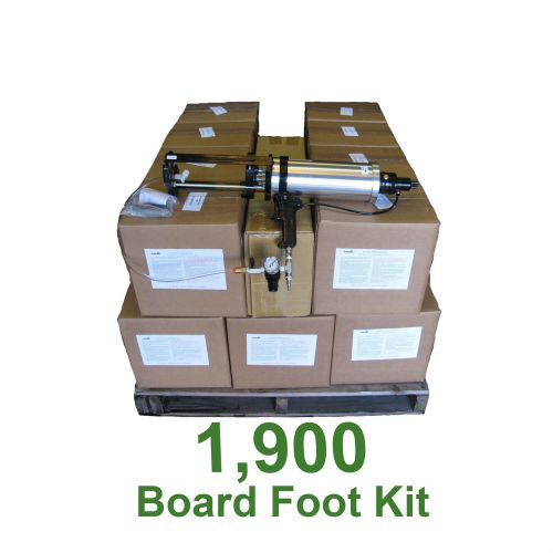Spray foam insulation closed cell  1.5lb  1900 board foot kit! 1-877-772-9629 for sale