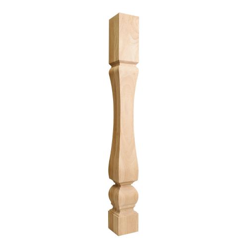 Baroque wood post (cabinet island leg). 3-3/4&#034; x 3-3/4&#034; x 35-1/2&#034;-   #p37 for sale