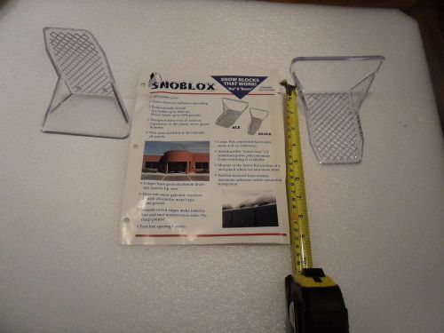 Snow guards stop snow from sliding off your roof snoblox  ace lot of 150 $1.99ea for sale