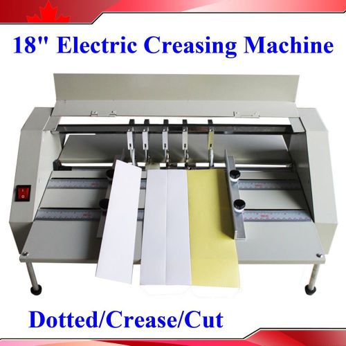Automatic Paper Creasing 18inch Electric Creaser Scorer Perforator 2in1 combo