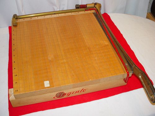 Ingento Paper Cutter Trimming Board No. 4 - 12&#034; Paper Cutting Board - Vintage
