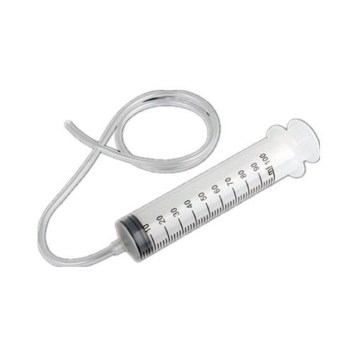 Large Plastic Disposable Syringe with Sterile Tube For Measuring Nutrient 100ml