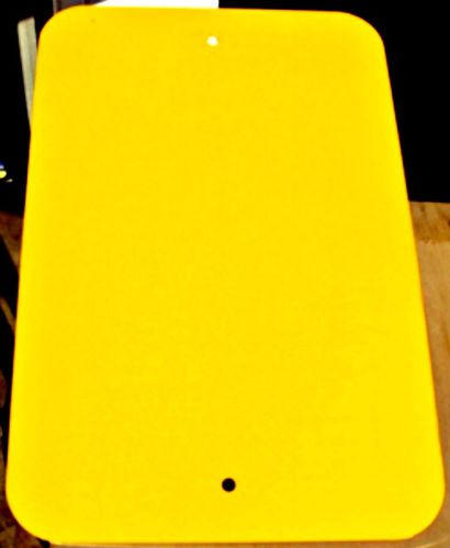 10 pcs. .040 12 x 18 Caution Yellow Aluminum Traffic Sign Blanks ( DOT ).H &amp; R/C