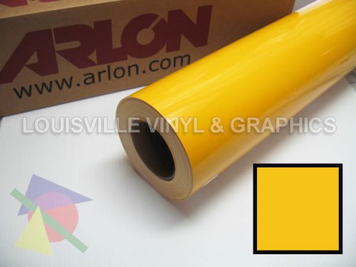 1 Roll 24&#034; X 5 yds Yellow Arlon 5000 Sign Cutting Vinyl