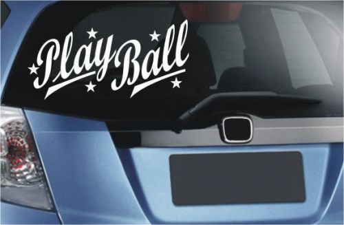 2X  Play Ball Figure Funny Car Vinyl Sticker Decal Truck Bumper Laptop - 222