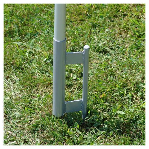 Advertising Flag Swooper Flutter Banner Pole Holder Steel Ground Spike 4- four