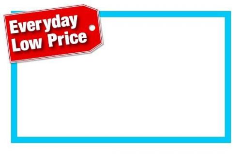 EVERYDAY LOW PRICE! RETAIL STORE SIGNS: 5.5&#034;x3.5&#034; NEW! PRICING TAGS 50 PACK