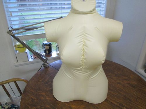 28 Inch Tall Inflateable Dressmakers Form  Display  Mannequin EUC
