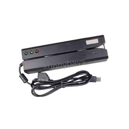 MSRE206 Magnetic Magstrip Card Reader&amp;Writer 3-Track Credit Plastic PVC Swiper