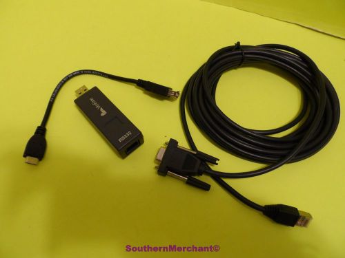 Verifone vx680 programming cables pc cable 26264-05 rs232 dongle 24122-01-r for sale