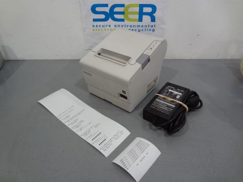 Epson white thermal receipt serial printer m244a tm-t88v for sale
