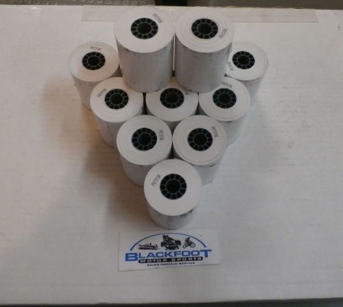 2 1/4&#034; x 85&#039; white thermal paper credit card terminal machine pos, 12 rolls for sale