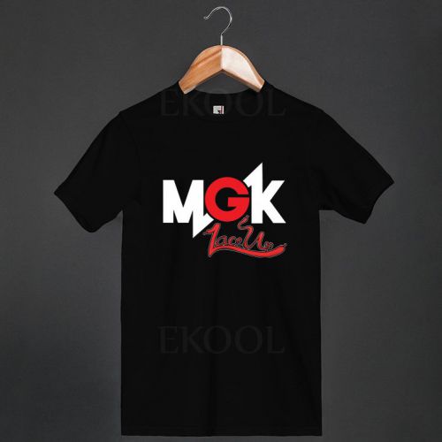 MGK Lace Up Machine Gun Kelly Black Mens T SHIRT Shirts Tees Size S-3XL