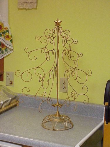 Trade/craft show display rack fixture ornament tree hanger wire easy storage for sale