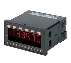 Shimpo DT5TS Panel Mount Tachometer Accepts 0 output modules (display only)