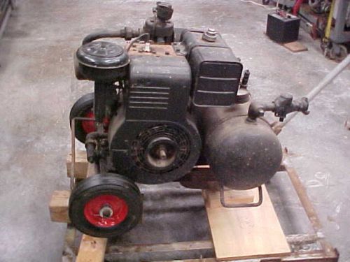 1950s Lindsay Air Compressor powered by Briggs and Stratton engine