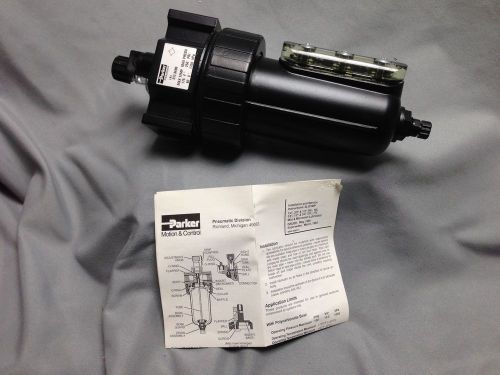 Parker lubricator 1/2&#034; line 07l34be mist pneumatic tool  1/2 &#034; air line lube filter for sale
