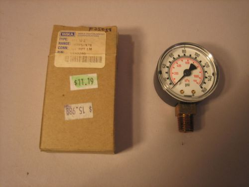 Pressure Gauge WIKA 160 psi/kpa Commercial  8990365 1/4&#034; NPT