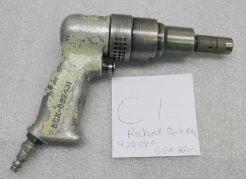 C1- Rockwell 6500 RPM Pneumatic Air Drill Quick Change Release Chuck Aircraft