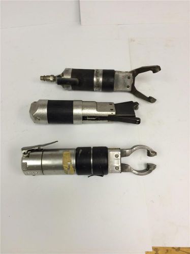 Gemini pneumatic air operated hose clamp crimper rivet squeezer riveter tool lot for sale