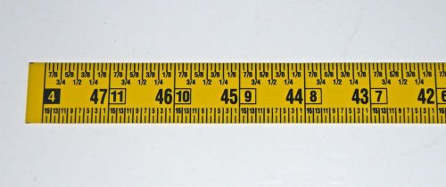 Workbench ruler - adhesive backed - 1&#034; wide x 4 ft long - right - fractional for sale
